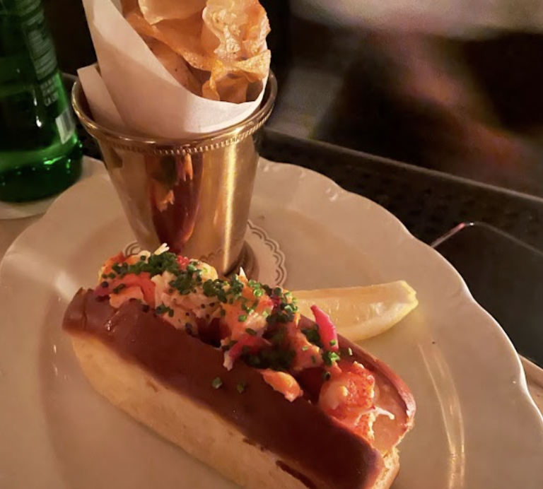 Maison Premiere signature dishes Steamed Manila Crabs
Lobster Roll
Steak Tartare